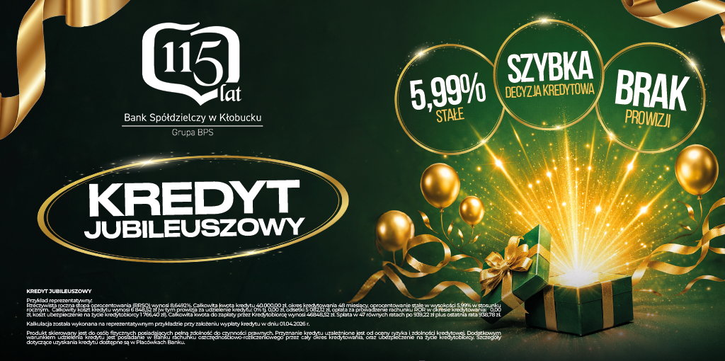 Kredyt jubileuszowy www